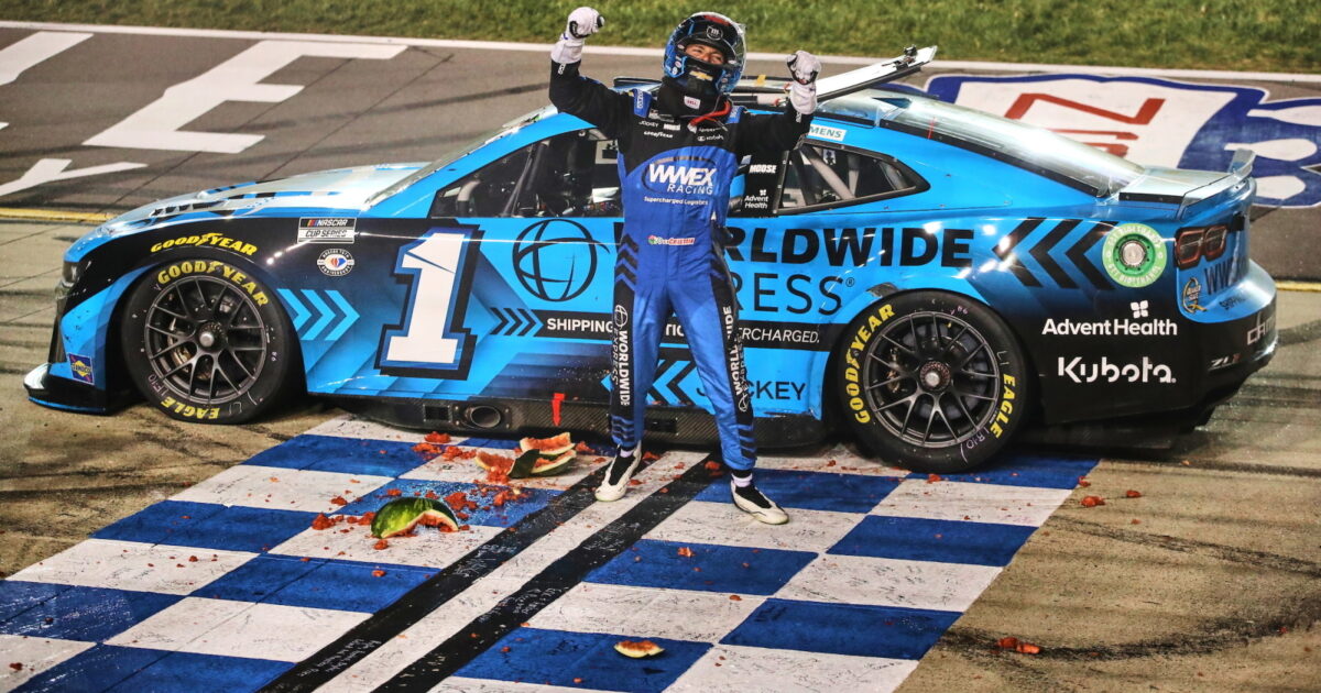 Ross Chastain Breaks Through at Nashville For First Win of 2025