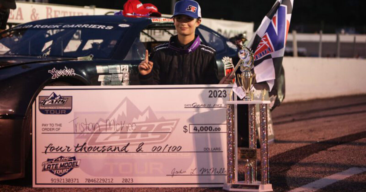 12YearOld Tristan McKee Youngest Winner in CARS Tour History
