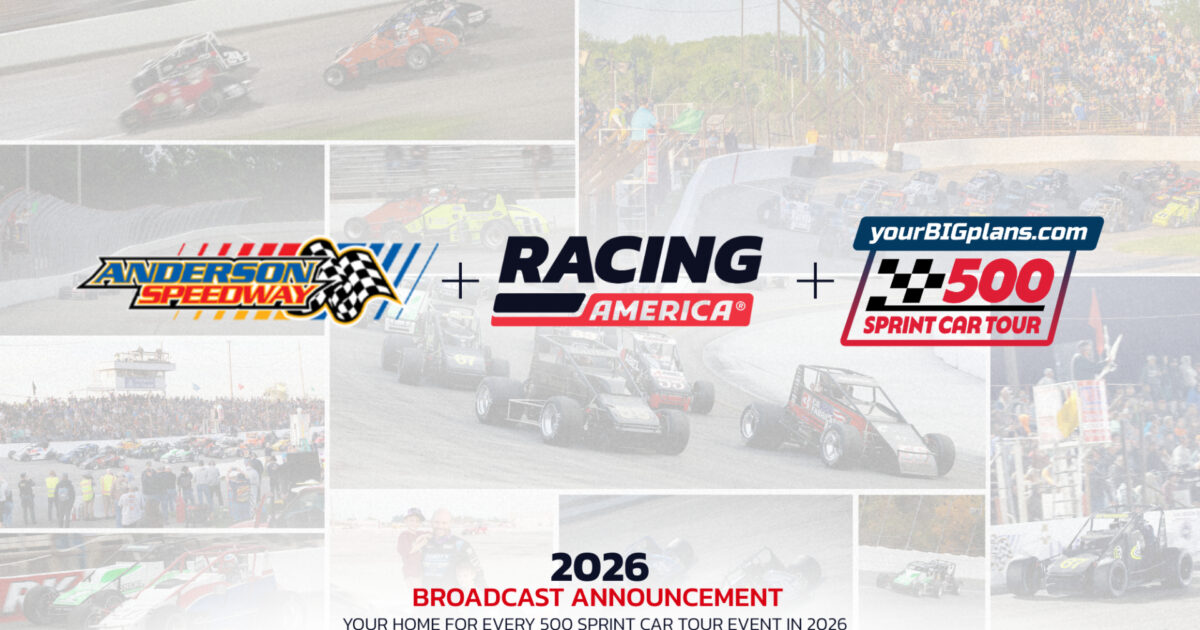 RacingAmerica.TV Broadcasting Anderson, 500 Sprint Car Tour