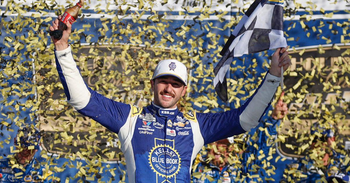 Chase Elliott Scores Surprise Win In Hollywood Casino 400 at Kansas