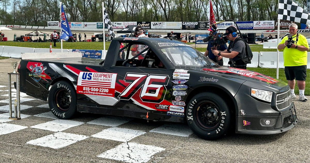Lynch Racing Lynch Races to Midwest Truck Series Win at Madison