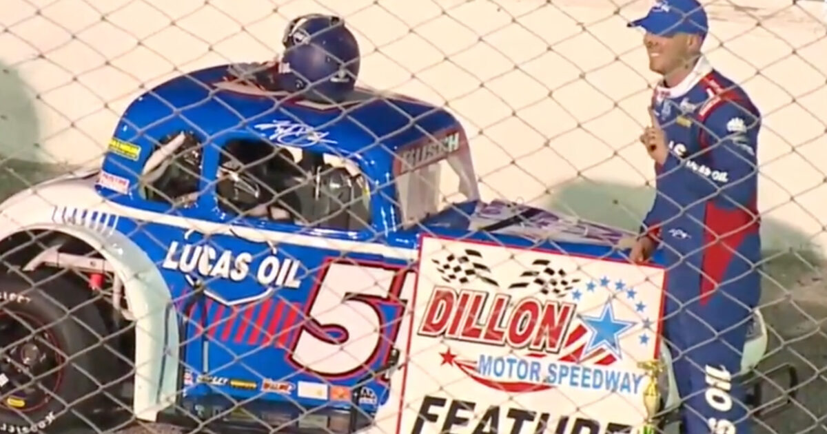 Kyle Busch Wins Legends Masters Division at Dillon Motor Speedway