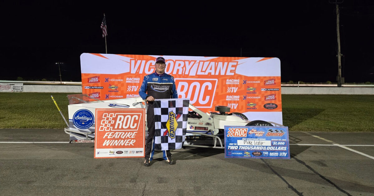 Mike Leaty Wins Spencer Fan Appreciation Night RoC Sportsman Feature