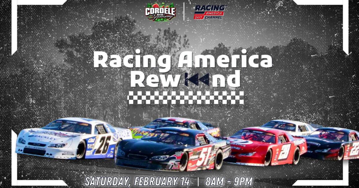 Watch the Cordele Racing America Rewind on Saturday, February 14