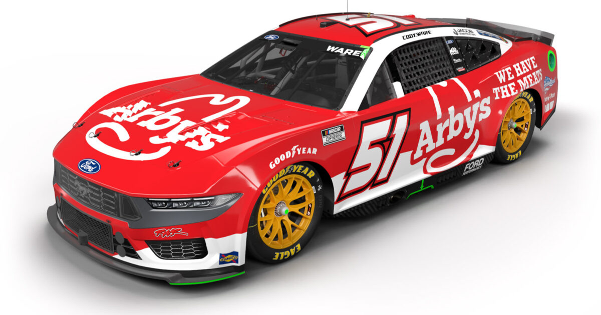 Arby's Joins Rick Ware Racing As Primary Partner for 12 NASCAR Cup…