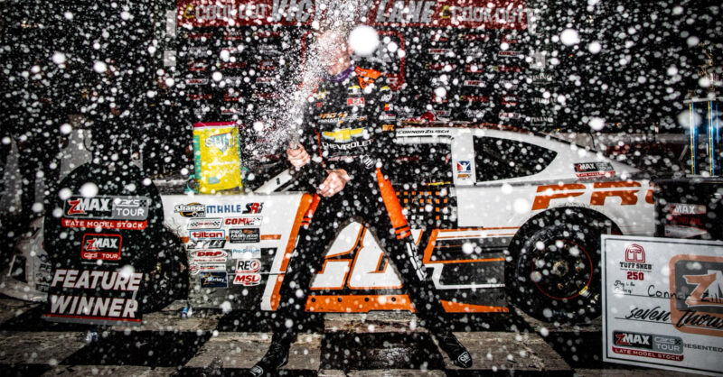 Connor Zilisch Scores First CARS Tour Late Model Stock Win at Hickory