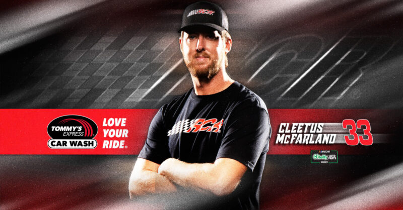 Cleetus McFarland Making O'Reilly Auto Parts Series Debut With RCR in 2026