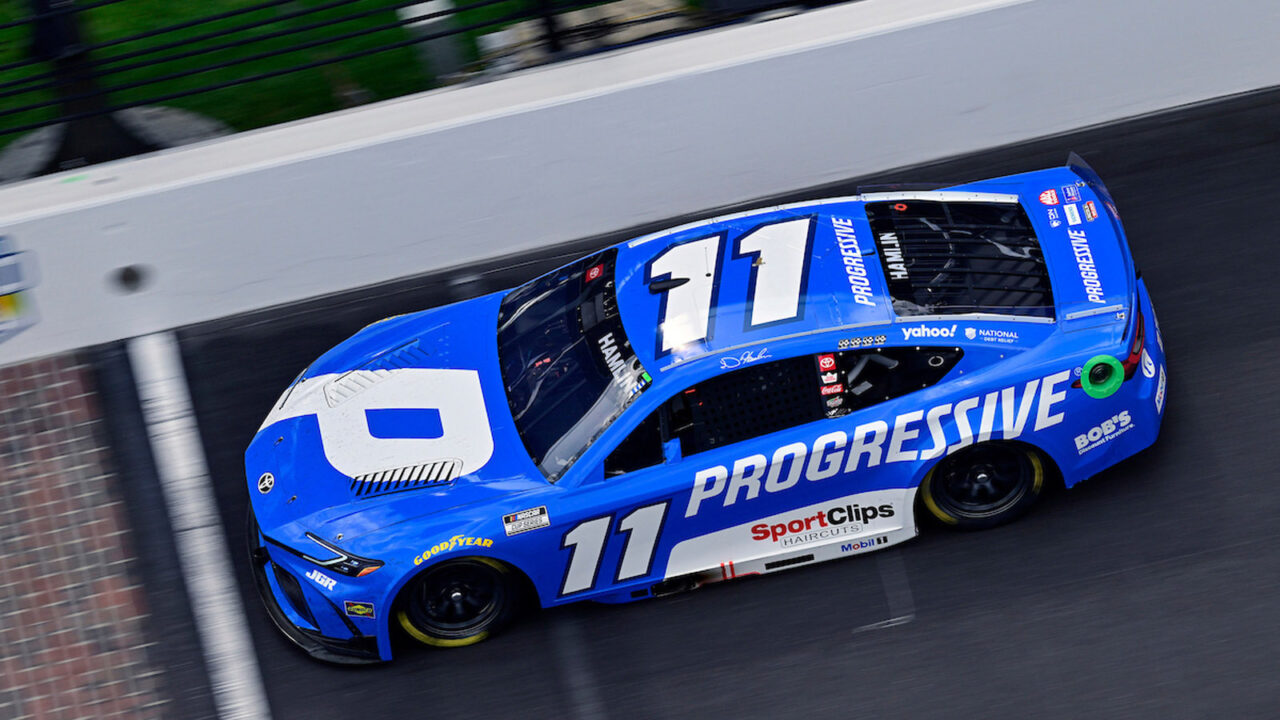 Denny Hamlin Indianapolis 2025 PC Nigel Kinrade TGR