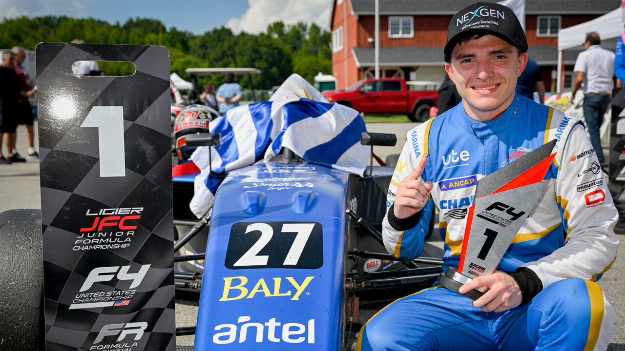 Gastón Irazú Inches Closer to 2026 F4 U.S. Title with Race 1 Win at VIR