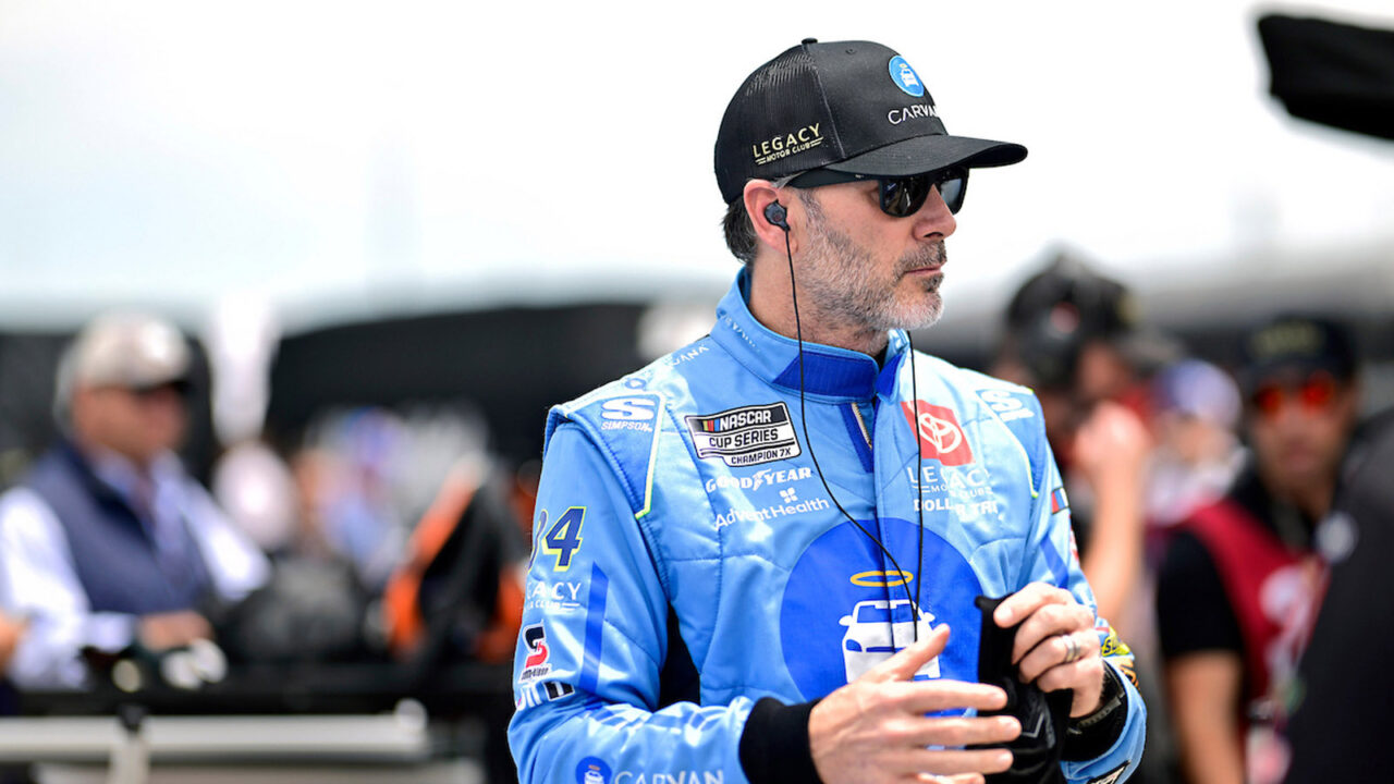 Jimmie Johnson Coca Cola 600 PC Nigel Kinrade Lumen TGR