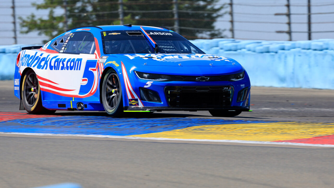 Kyle Larson Watkins Glen PC Jim Fluharty HHP Chevy