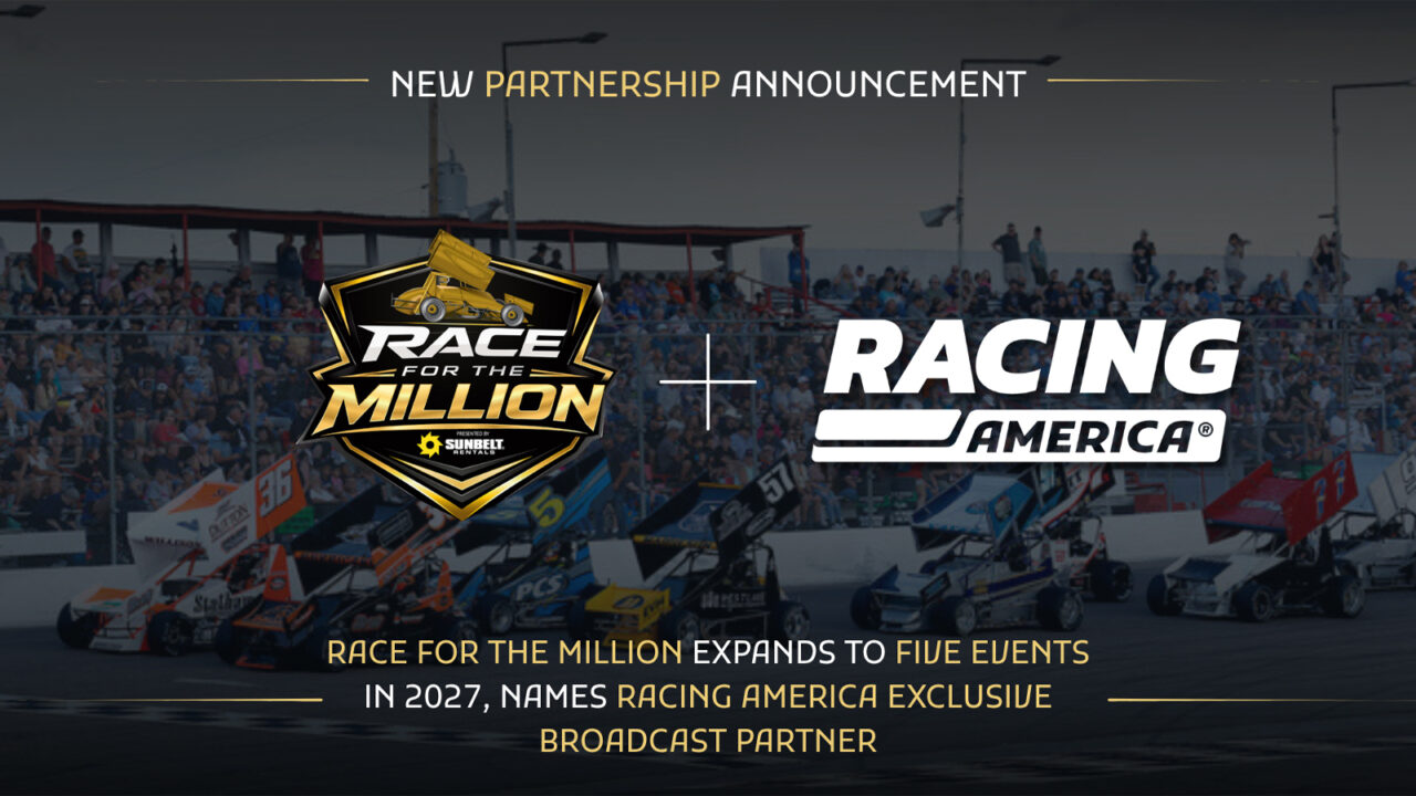 Race For The Million Expands to Five Events in 2027, Names Racing America Exclusive Broadcast Partner