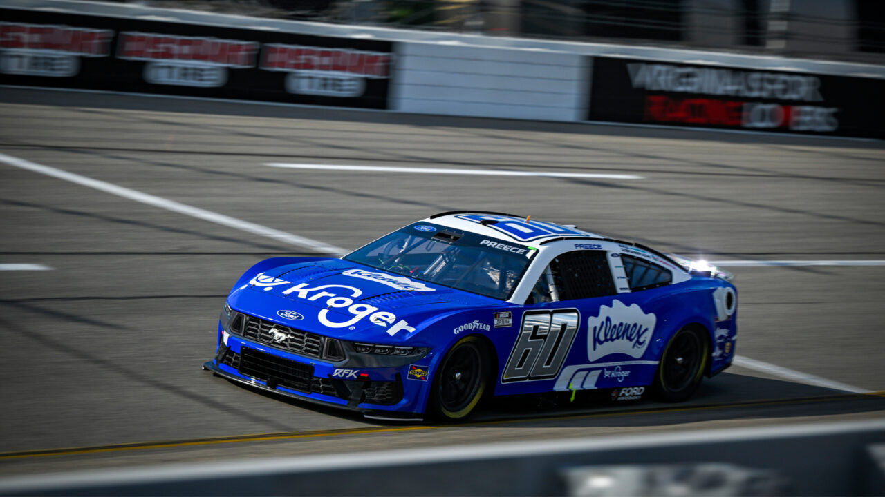 Ryan Preece Richmond Practice PC Gavin Baker NKP Ford